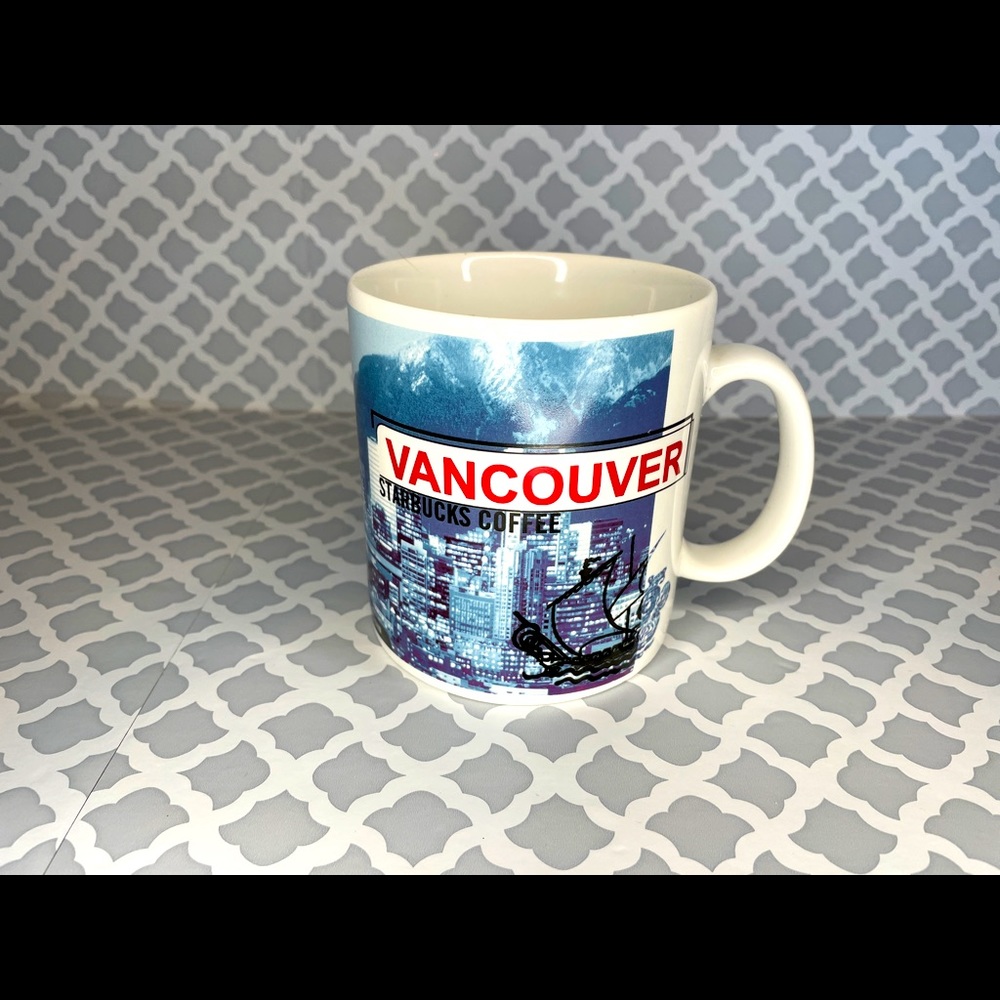 1999 STARBUCKS COFFEE MUG CUP VANCOUVER vintage rare
